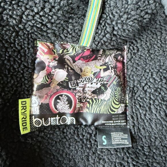 Burton Women’s DRYRIDE Teal Document Ski/Snowboarding Jacket - Picture 6 of 9